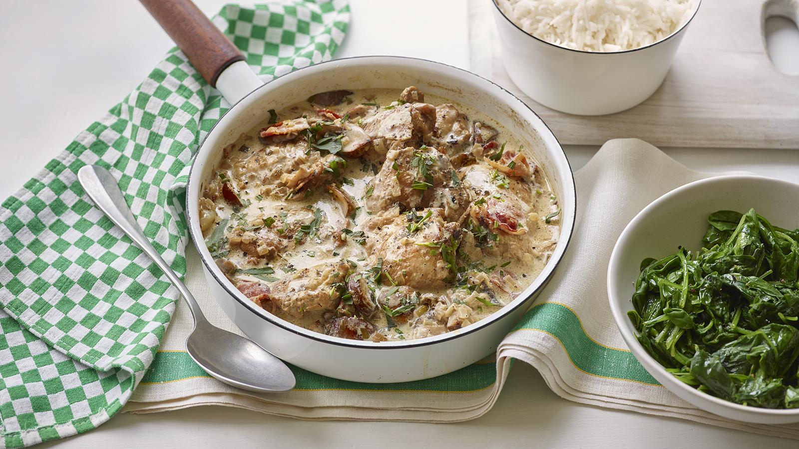 Om nom tarragon chicken!